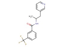 N-(1-methyl-2-pyridin-3-ylethyl)-3-(trifluoromethyl)benzamide