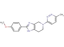 2-(4-methoxyphenyl)-5-(6-methylpyridazin-3-yl)-4,5,6,7-tetrahydro-1H-imidazo[4,5-c]pyridine