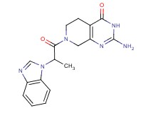 2-amino-7-[2-(1H-benzimidazol-1-yl)propanoyl]-5,6,7,8-tetrahydropyrido[3,4-d]pyrimidin-4(3H)-one