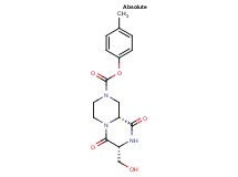 4-methylphenyl (7R,9aR)-7-(hydroxymethyl)-6,9-dioxooctahydro-2H-pyrazino[1,2-a]pyrazine-2-carboxylate