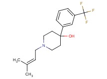 1-(3-methyl-2-buten-1-yl)-4-[3-(trifluoromethyl)phenyl]-4-piperidinol