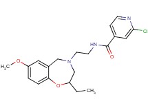 2-chloro-N-[2-(2-ethyl-7-methoxy-2,3-dihydro-1,4-benzoxazepin-4(5H)-yl)ethyl]isonicotinamide