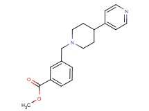methyl 3-[(4-pyridin-4-ylpiperidin-1-yl)methyl]benzoate