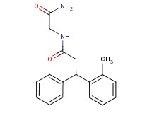 N-(2-amino-2-oxoethyl)-3-(2-methylphenyl)-3-phenylpropanamide