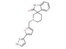 1'-{[5-(1H-pyrazol-3-yl)-2-furyl]methyl}spiro[indole-3,3'-piperidin]-2(1H)-one