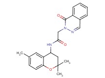 2-(1-oxo-2(1H)-phthalazinyl)-N-(2,2,6-trimethyl-3,4-dihydro-2H-chromen-4-yl)acetamide