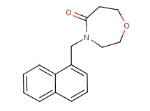 4-(1-naphthylmethyl)-1,4-oxazepan-5-one