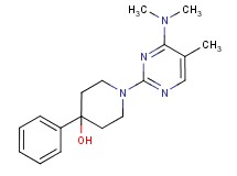 1-[4-(dimethylamino)-5-methylpyrimidin-2-yl]-4-phenylpiperidin-4-ol