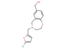 {4-[(5-chloro-2-furyl)methyl]-2,3,4,5-tetrahydro-1,4-benzoxazepin-7-yl}methanol