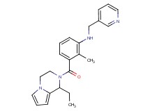 3-[(1-ethyl-3,4-dihydropyrrolo[1,2-a]pyrazin-2(1H)-yl)carbonyl]-2-methyl-N-(pyridin-3-ylmethyl)aniline