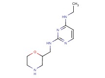 N~4~-ethyl-N~2~-(2-morpholinylmethyl)-2,4-pyrimidinediamine dihydrochloride