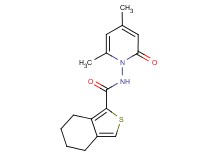 N-(4,6-dimethyl-2-oxopyridin-1(2H)-yl)-4,5,6,7-tetrahydro-2-benzothiophene-1-carboxamide