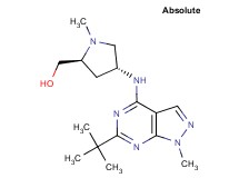 {(2S,4R)-4-[(6-tert-butyl-1-methyl-1H-pyrazolo[3,4-d]pyrimidin-4-yl)amino]-1-methyl-2-pyrrolidinyl}methanol