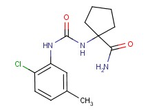 1-({[(2-chloro-5-methylphenyl)amino]carbonyl}amino)cyclopentanecarboxamide