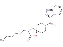 3-hexyl-8-(imidazo[1,2-a]pyridin-3-ylcarbonyl)-1-oxa-3,8-diazaspiro[4.5]decan-2-one