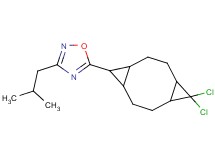 5-(10,10-dichlorotricyclo[7.1.0.0~4,6~]dec-5-yl)-3-isobutyl-1,2,4-oxadiazole