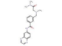 3-{[[2-(dimethylamino)-2-oxoethyl](methyl)amino]methyl}-N-quinoxalin-6-ylbenzamide