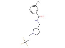 3-methyl-N-{[1-(3,3,3-trifluoropropyl)pyrrolidin-3-yl]methyl}benzamide