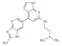 N,N-dimethyl-N'-[4-(2-methyl-1H-imidazo[4,5-b]pyridin-6-yl)-1H-pyrrolo[2,3-b]pyridin-6-yl]ethane-1,2-diamine