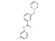 3-(3,6-dihydropyridin-1(2H)-ylmethyl)-N-(3-fluorophenyl)benzamide