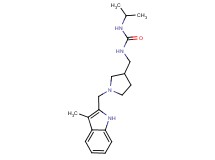 N-isopropyl-N'-({1-[(3-methyl-1H-indol-2-yl)methyl]pyrrolidin-3-yl}methyl)urea