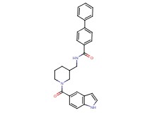 N-{[1-(1H-indol-5-ylcarbonyl)-3-piperidinyl]methyl}-4-biphenylcarboxamide