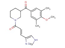 {1-[(2E)-3-(1H-imidazol-4-yl)-2-propenoyl]-3-piperidinyl}(4-methoxy-3,5-dimethylphenyl)methanone