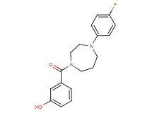 3-{[4-(4-fluorophenyl)-1,4-diazepan-1-yl]carbonyl}phenol