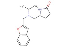 5-{[(1-benzofuran-2-ylmethyl)(isopropyl)amino]methyl}pyrrolidin-2-one