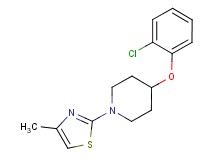 4-(2-chlorophenoxy)-1-(4-methyl-1,3-thiazol-2-yl)piperidine