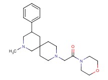 2-methyl-9-[2-(4-morpholinyl)-2-oxoethyl]-4-phenyl-2,9-diazaspiro[5.5]undecane