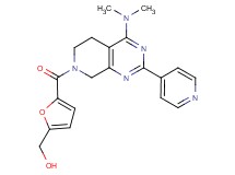 (5-{[4-(dimethylamino)-2-(4-pyridinyl)-5,8-dihydropyrido[3,4-d]pyrimidin-7(6H)-yl]carbonyl}-2-furyl)methanol