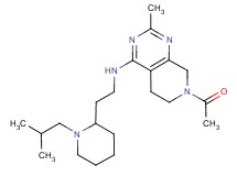 7-acetyl-N-[2-(1-isobutylpiperidin-2-yl)ethyl]-2-methyl-5,6,7,8-tetrahydropyrido[3,4-d]pyrimidin-4-amine