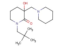 1-(2,2-dimethylpropyl)-3-hydroxy-3-(1-piperidinylmethyl)-2-piperidinone