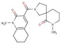 1-methyl-3-[(7-methyl-6-oxo-2,7-diazaspiro[4.5]dec-2-yl)carbonyl]-5,6,7,8-tetrahydro-2(1H)-quinolinone