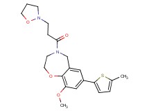 4-(3-isoxazolidin-2-ylpropanoyl)-9-methoxy-7-(5-methyl-2-thienyl)-2,3,4,5-tetrahydro-1,4-benzoxazepine