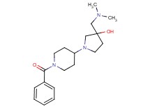 1-(1-benzoyl-4-piperidinyl)-3-[(dimethylamino)methyl]-3-pyrrolidinol