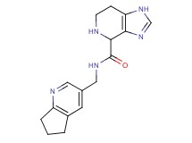 N-(6,7-dihydro-5H-cyclopenta[b]pyridin-3-ylmethyl)-4,5,6,7-tetrahydro-1H-imidazo[4,5-c]pyridine-4-carboxamide dihydrochloride