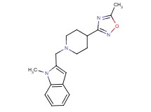 1-methyl-2-{[4-(5-methyl-1,2,4-oxadiazol-3-yl)piperidin-1-yl]methyl}-1H-indole