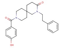 9-(4-hydroxybenzoyl)-2-(2-phenylethyl)-2,9-diazaspiro[5.5]undecan-3-one