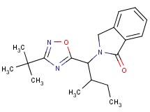2-[1-(3-tert-butyl-1,2,4-oxadiazol-5-yl)-2-methylbutyl]-1-isoindolinone