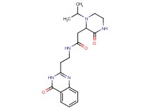 2-(1-isopropyl-3-oxopiperazin-2-yl)-N-[2-(4-oxo-3,4-dihydroquinazolin-2-yl)ethyl]acetamide