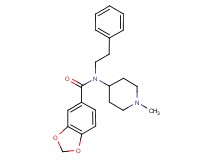 N-(1-methylpiperidin-4-yl)-N-(2-phenylethyl)-1,3-benzodioxole-5-carboxamide