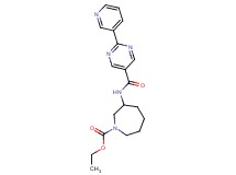 ethyl 3-{[(2-pyridin-3-ylpyrimidin-5-yl)carbonyl]amino}azepane-1-carboxylate