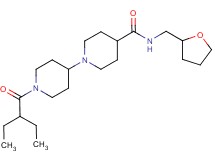 1'-(2-ethylbutanoyl)-N-(tetrahydro-2-furanylmethyl)-1,4'-bipiperidine-4-carboxamide