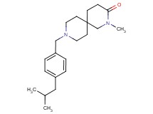 9-(4-isobutylbenzyl)-2-methyl-2,9-diazaspiro[5.5]undecan-3-one