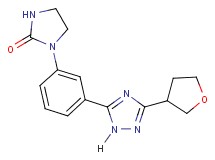 1-{3-[3-(tetrahydrofuran-3-yl)-1H-1,2,4-triazol-5-yl]phenyl}imidazolidin-2-one