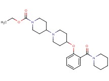 ethyl 4-[2-(1-piperidinylcarbonyl)phenoxy]-1,4'-bipiperidine-1'-carboxylate