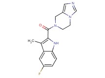 7-[(5-fluoro-3-methyl-1H-indol-2-yl)carbonyl]-5,6,7,8-tetrahydroimidazo[1,5-a]pyrazine