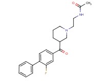 N-(2-{3-[(2-fluorobiphenyl-4-yl)carbonyl]piperidin-1-yl}ethyl)acetamide